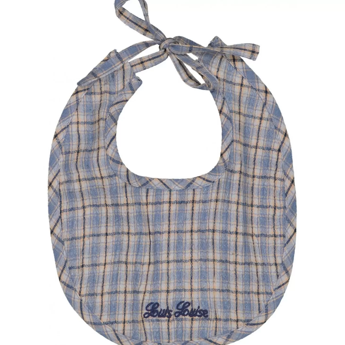 LOUIS LOUISE Bib Bulle Cotton Crepe Tartan Sale