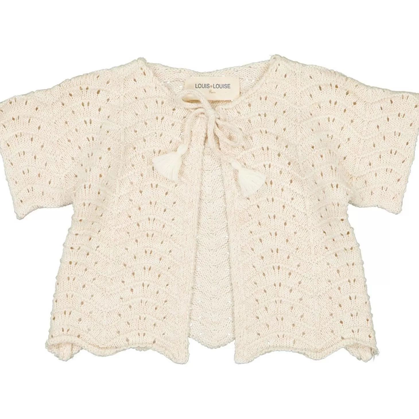 LOUIS LOUISE Cardigan Edith Knitted Cotton Lurex Best