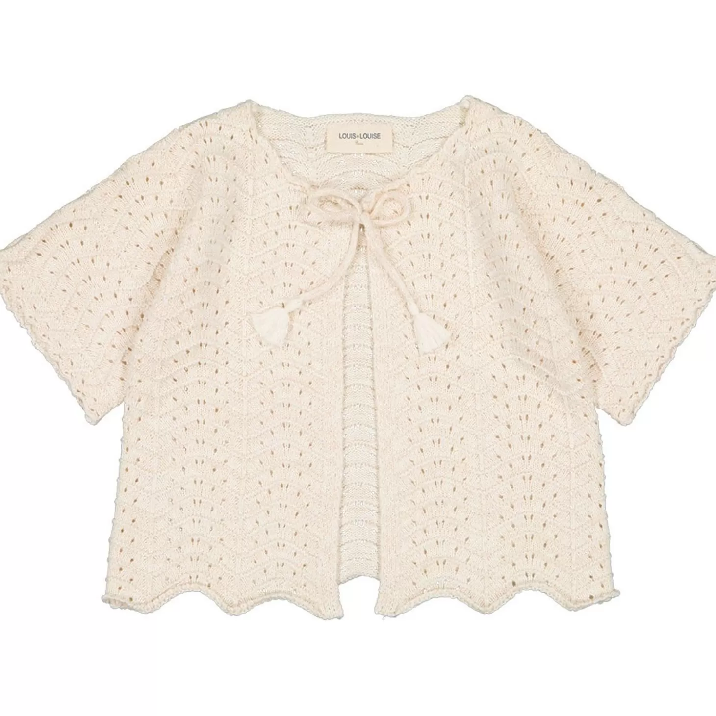 LOUIS LOUISE Cardigan Edith Knitted Cotton Lurex Discount