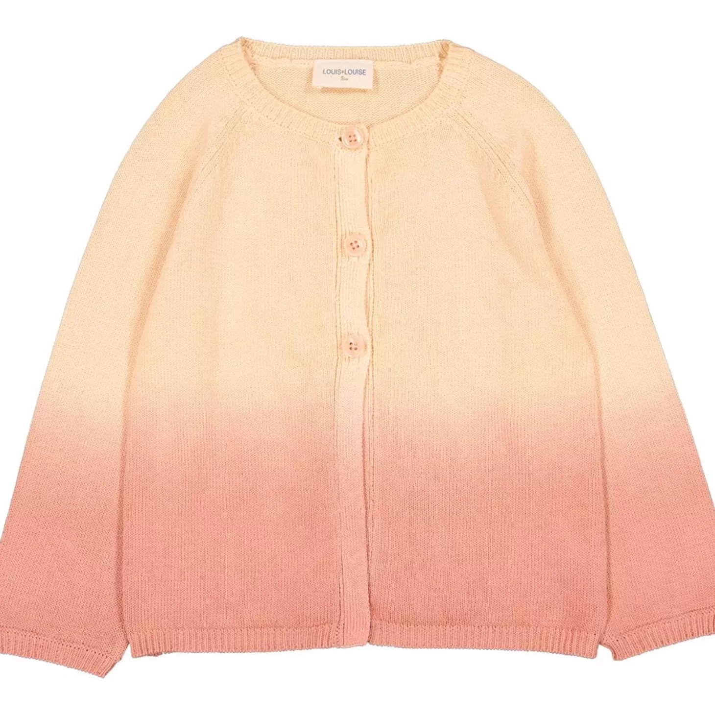 LOUIS LOUISE Cardigan Gulsah Knitted Cotton Dip Dye Store