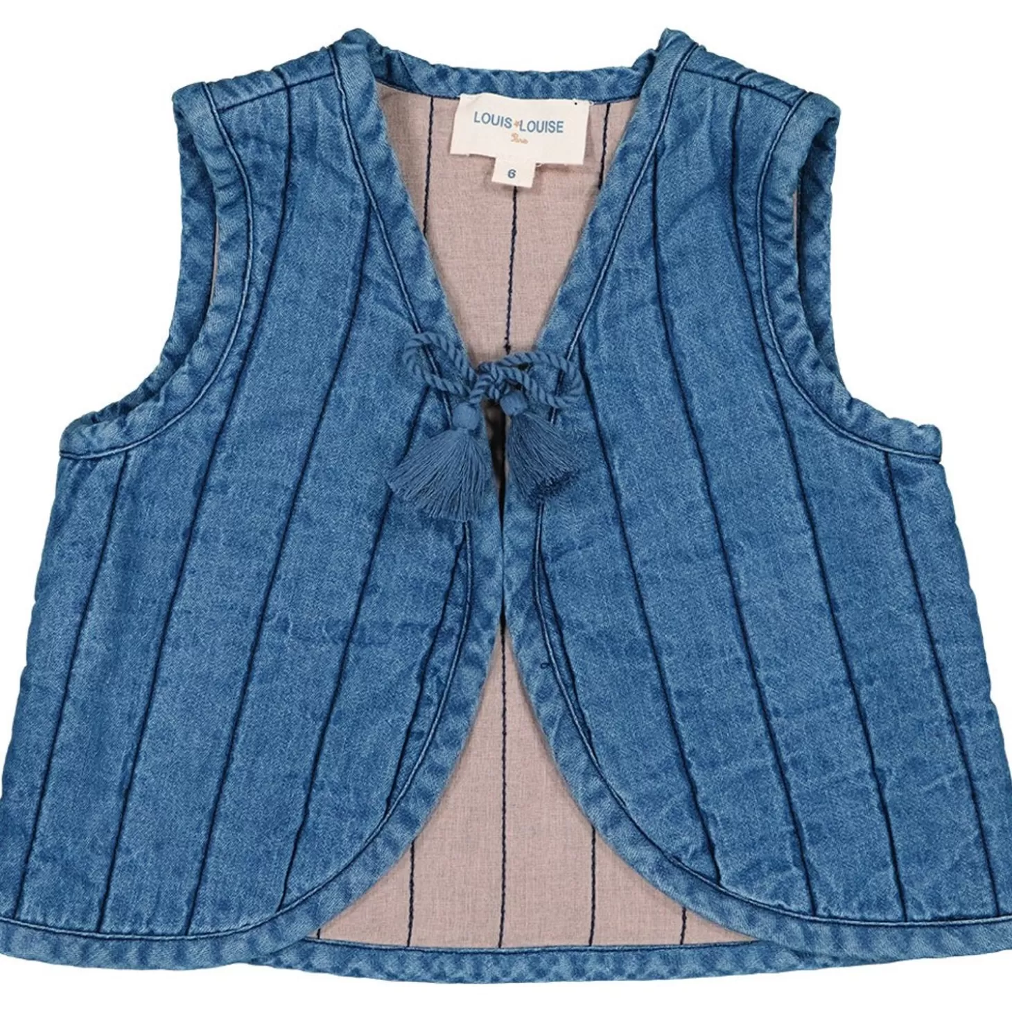 LOUIS LOUISE Cardigan Jasmine Chambray Discount