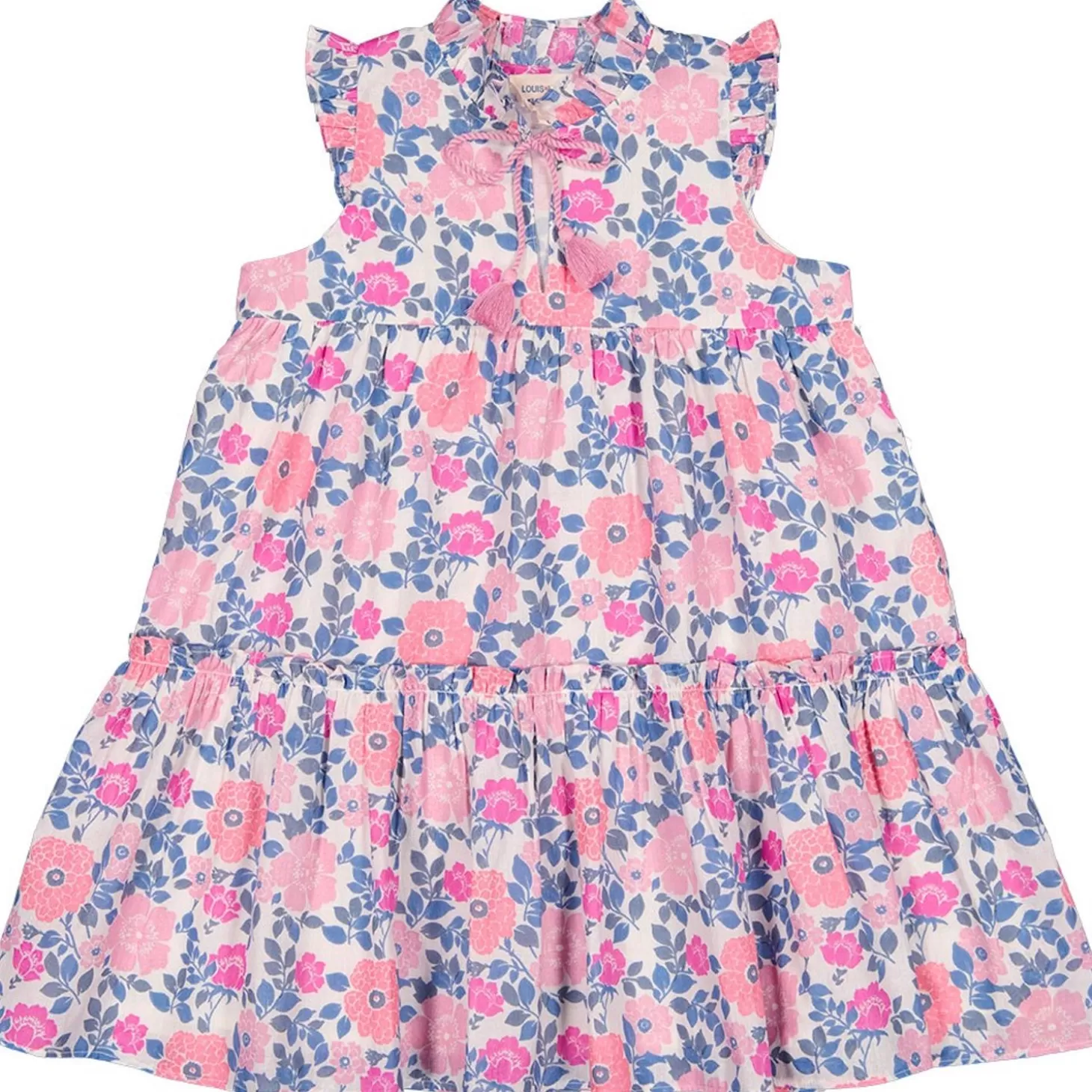 LOUIS LOUISE Dress Goa Cotton Veil Vintage Flower Clearance
