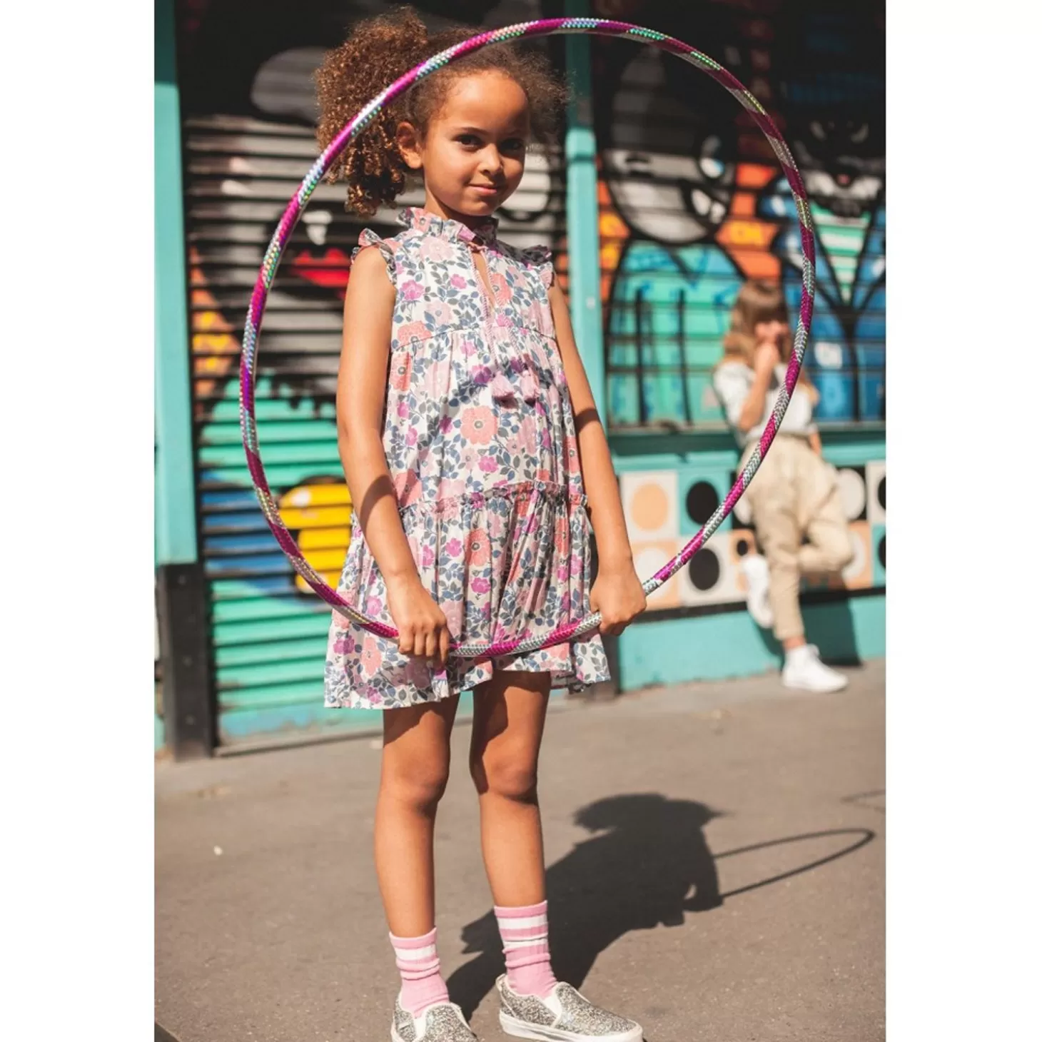 LOUIS LOUISE Dress Goa Cotton Veil Vintage Flower Clearance