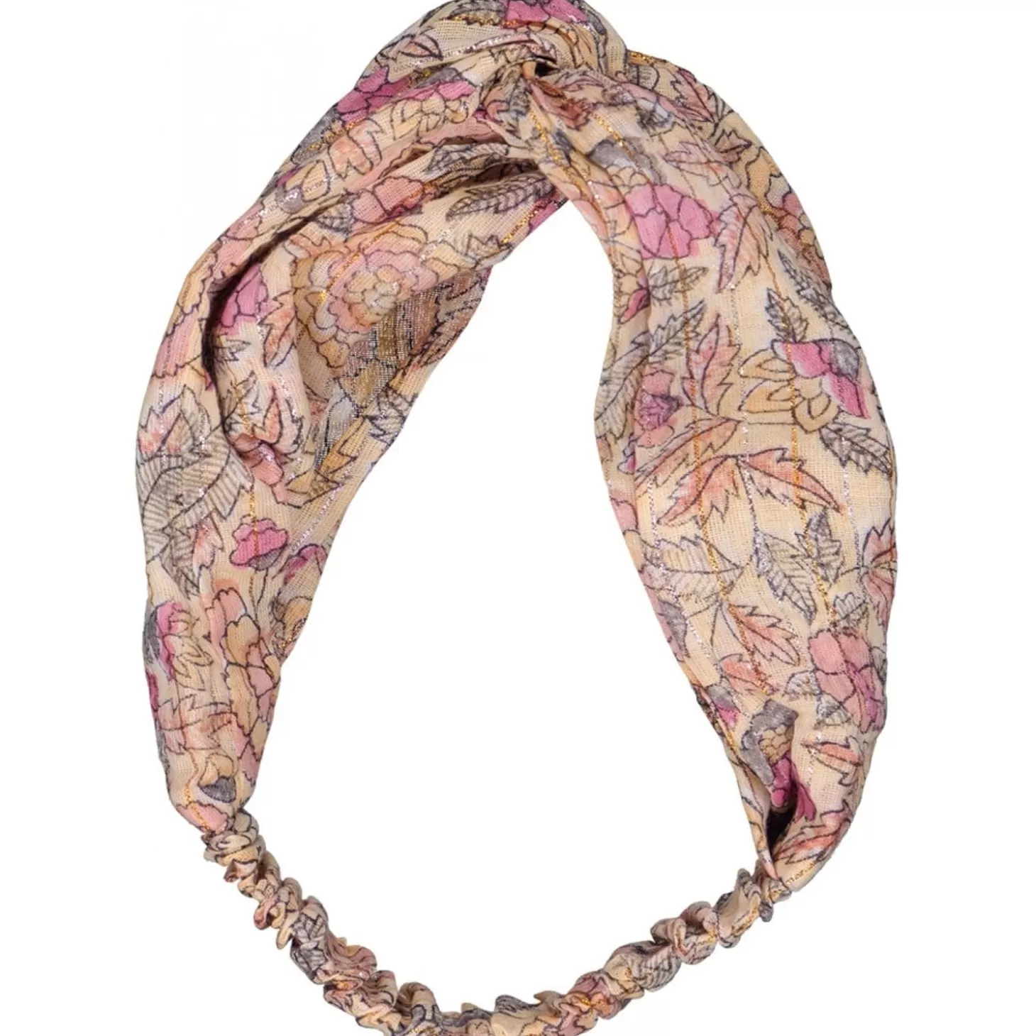 LOUIS LOUISE Headband Francesca Stripe Lurex Indian Flower Best Sale