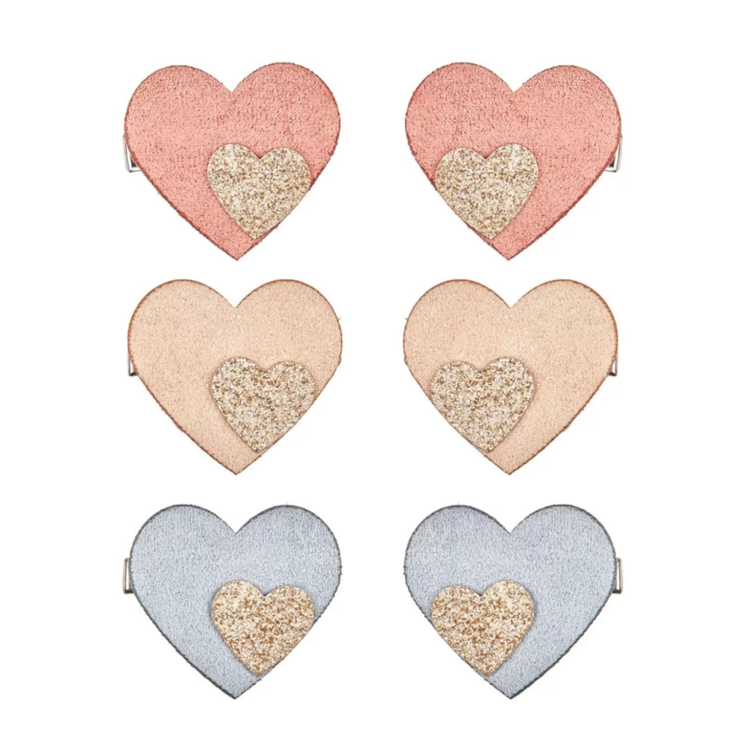 LOUIS LOUISE Heart Glitter Clips - Mimi & Lula Sale