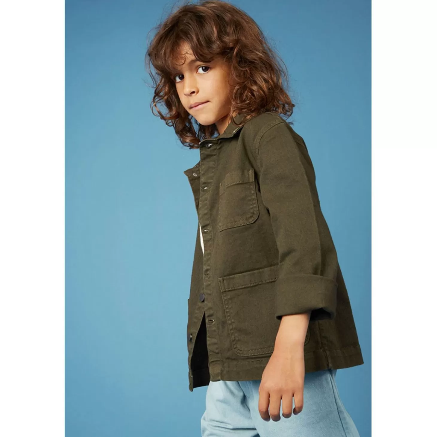 LOUIS LOUISE Jacket Pinceau Dyed Denim Outlet