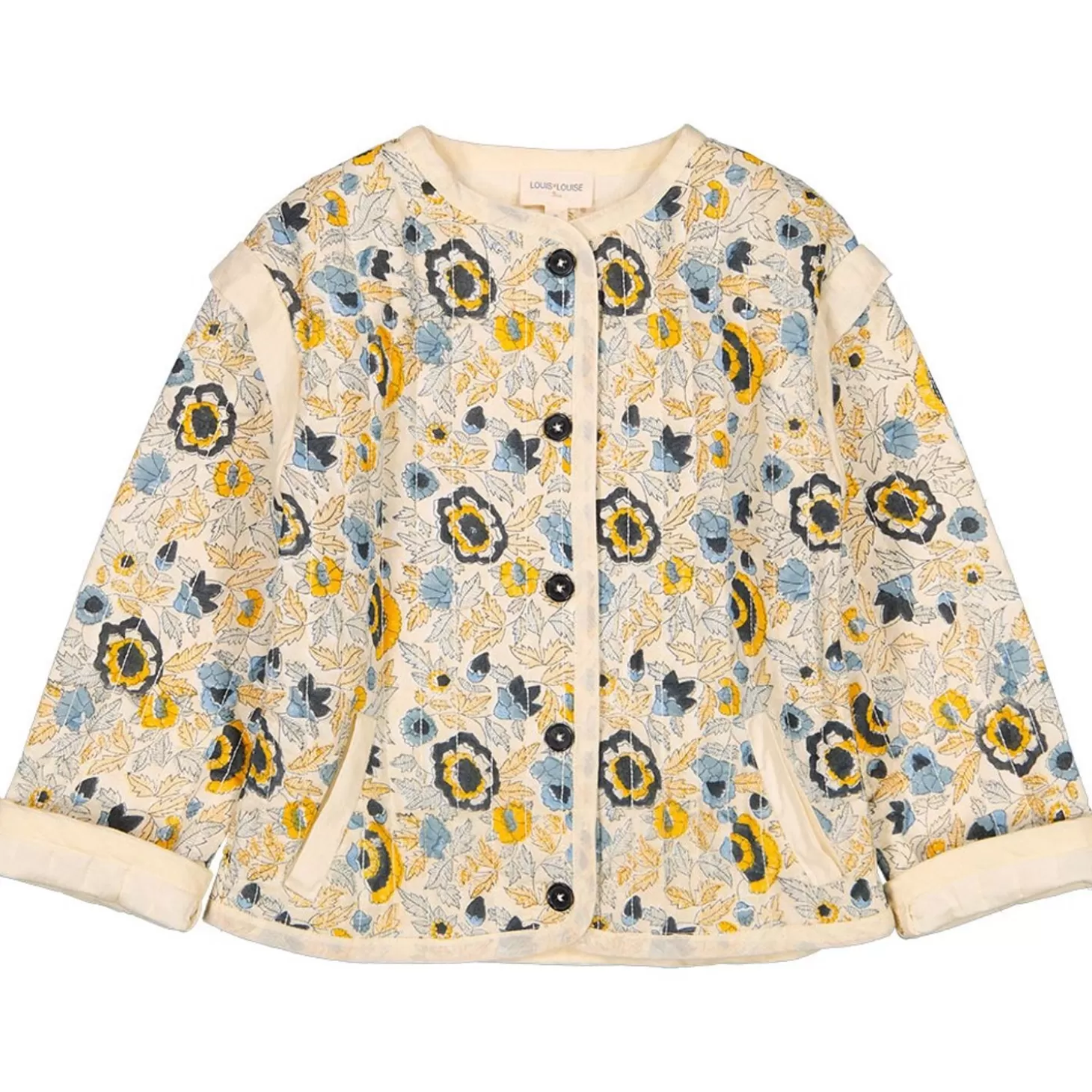 LOUIS LOUISE Jacket Vaiana Cotton Veil Indian Flower Cheap