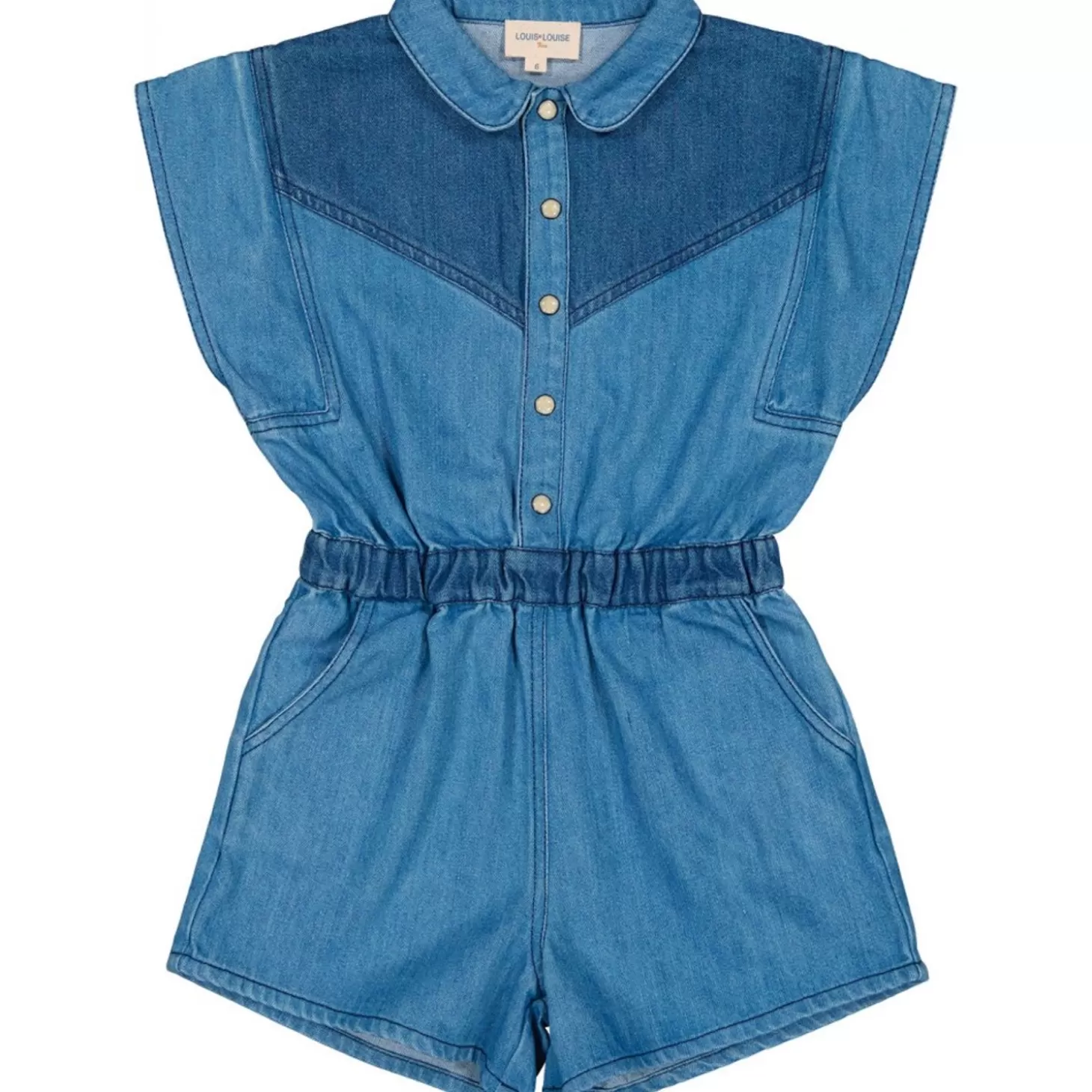 LOUIS LOUISE Overall Patricia Denim Patchwork Hot