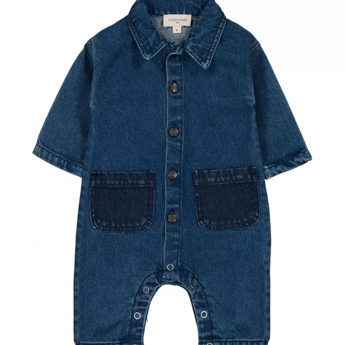 LOUIS LOUISE Overall Worker Washed Denim Clearance