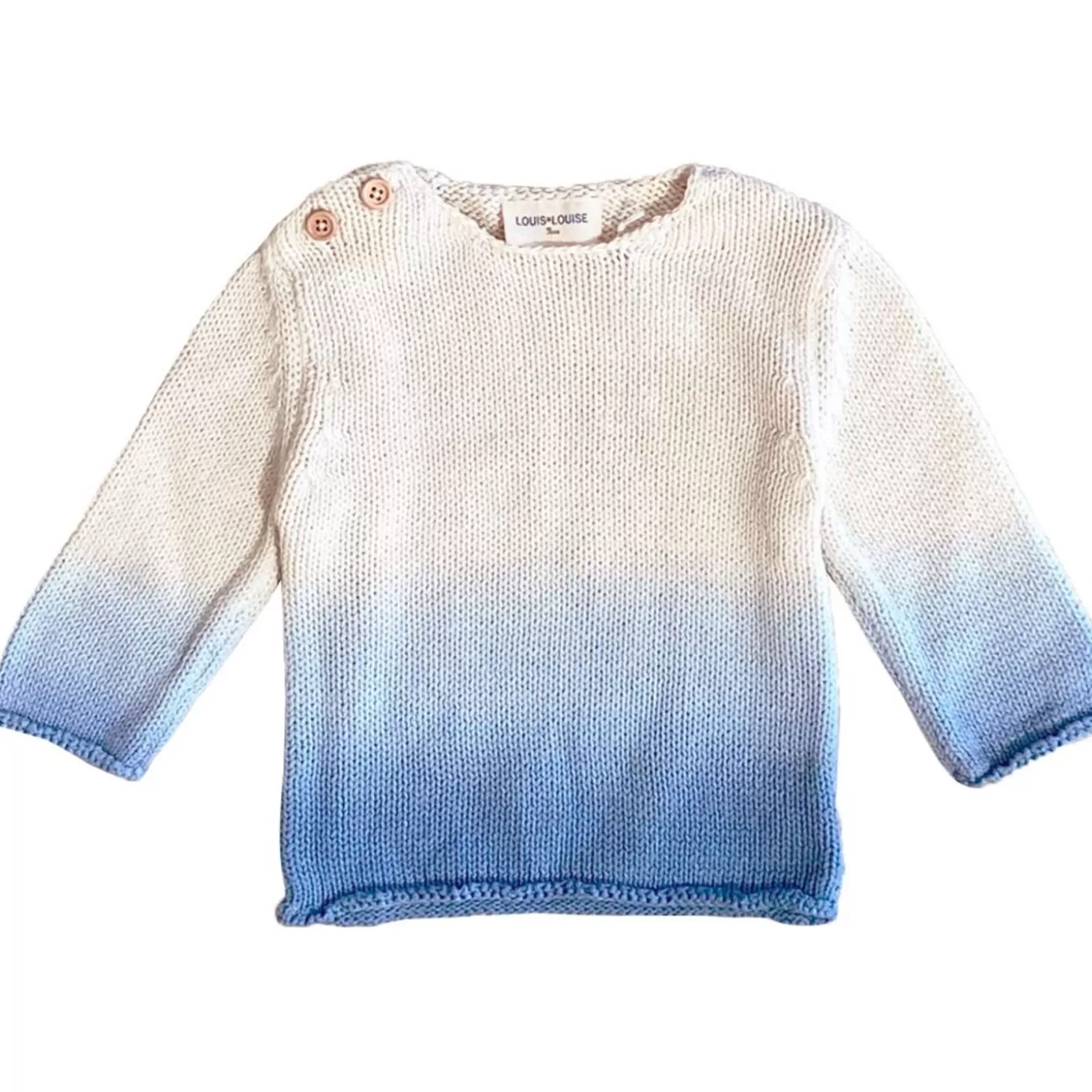 LOUIS LOUISE Pull Bobby Knitted Cotton Dip Dye Cheap