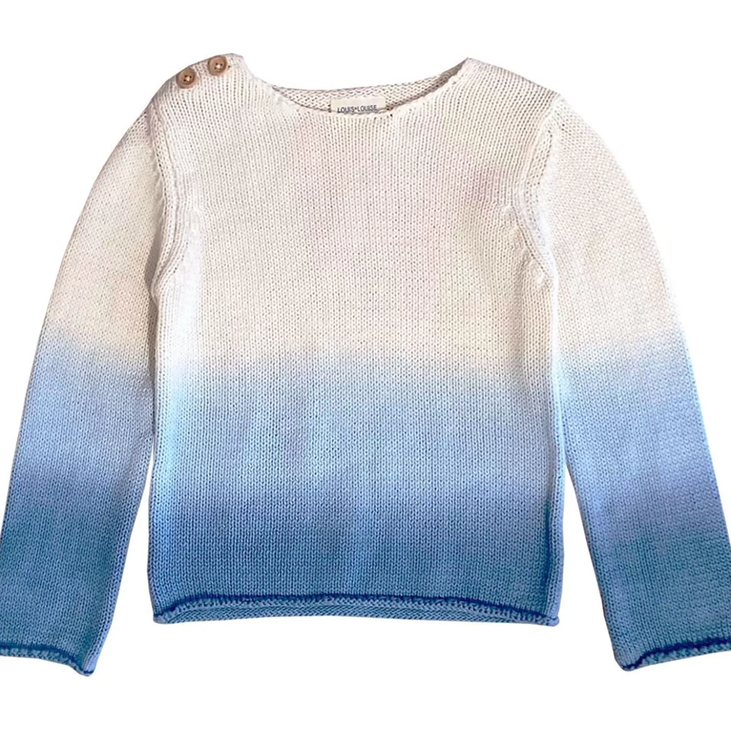 LOUIS LOUISE Pull Bobby Knitted Cotton Dip Dye Cheap