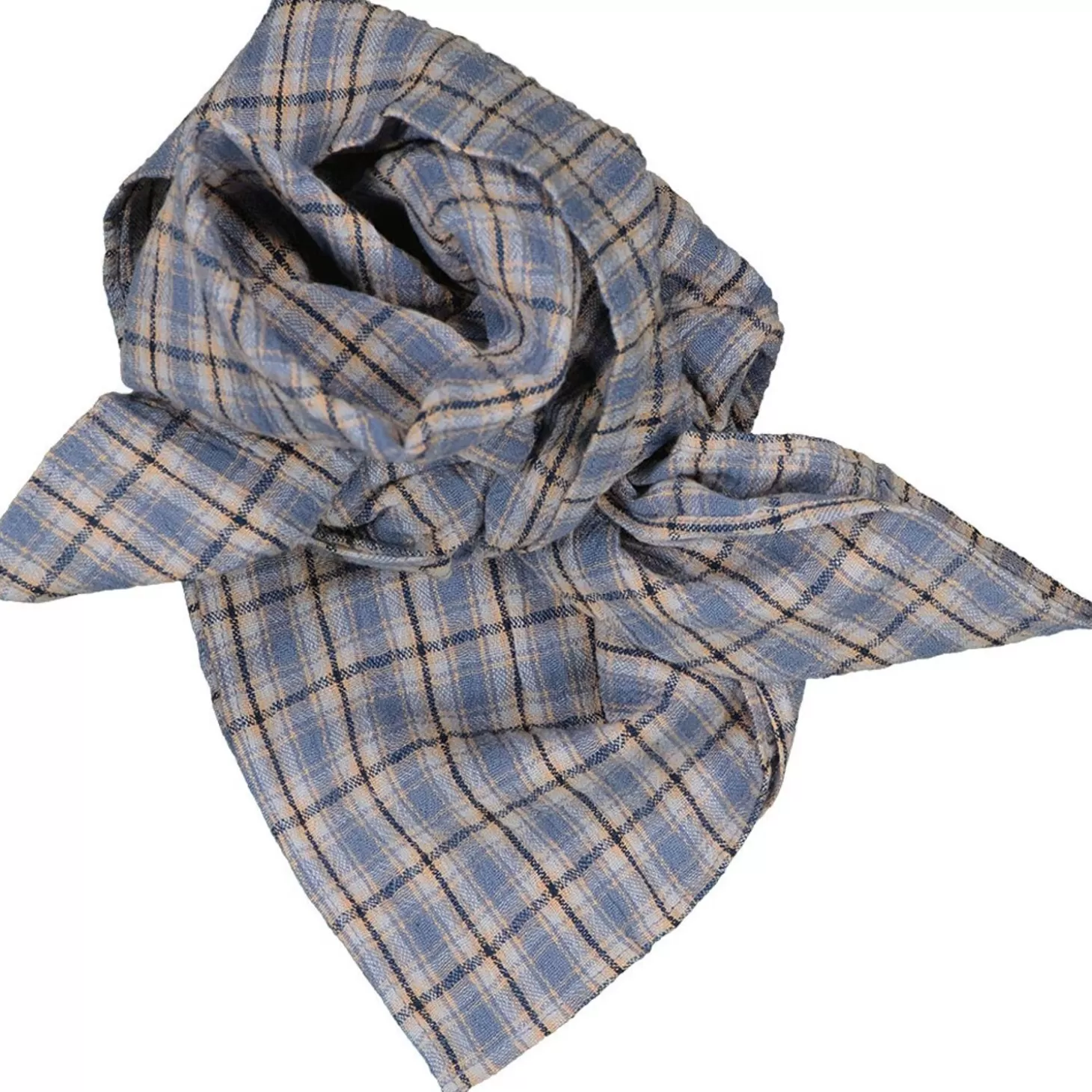 LOUIS LOUISE Scarf Sissi Cotton Crepe Tartan Online