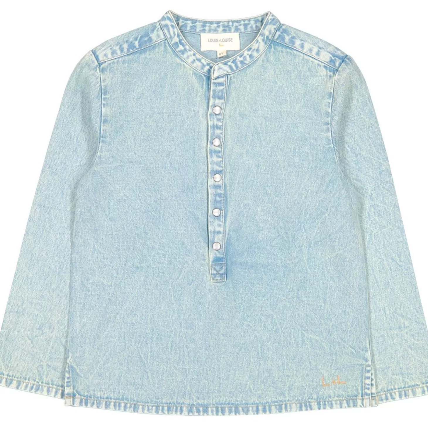 LOUIS LOUISE Shirt Grand-Pere Chambray Washed Hot