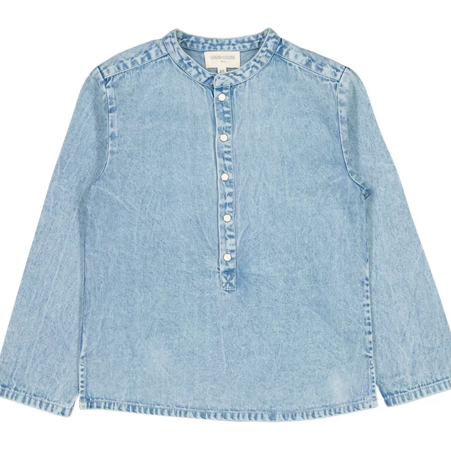 LOUIS LOUISE Shirt Grand-Pere Chambray Washed Outlet