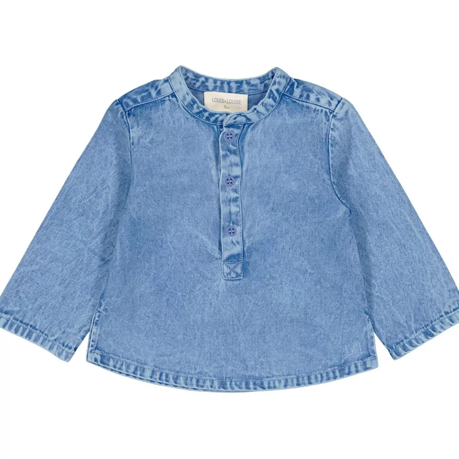 LOUIS LOUISE Shirt Grand-Pere Chambray Washed Outlet